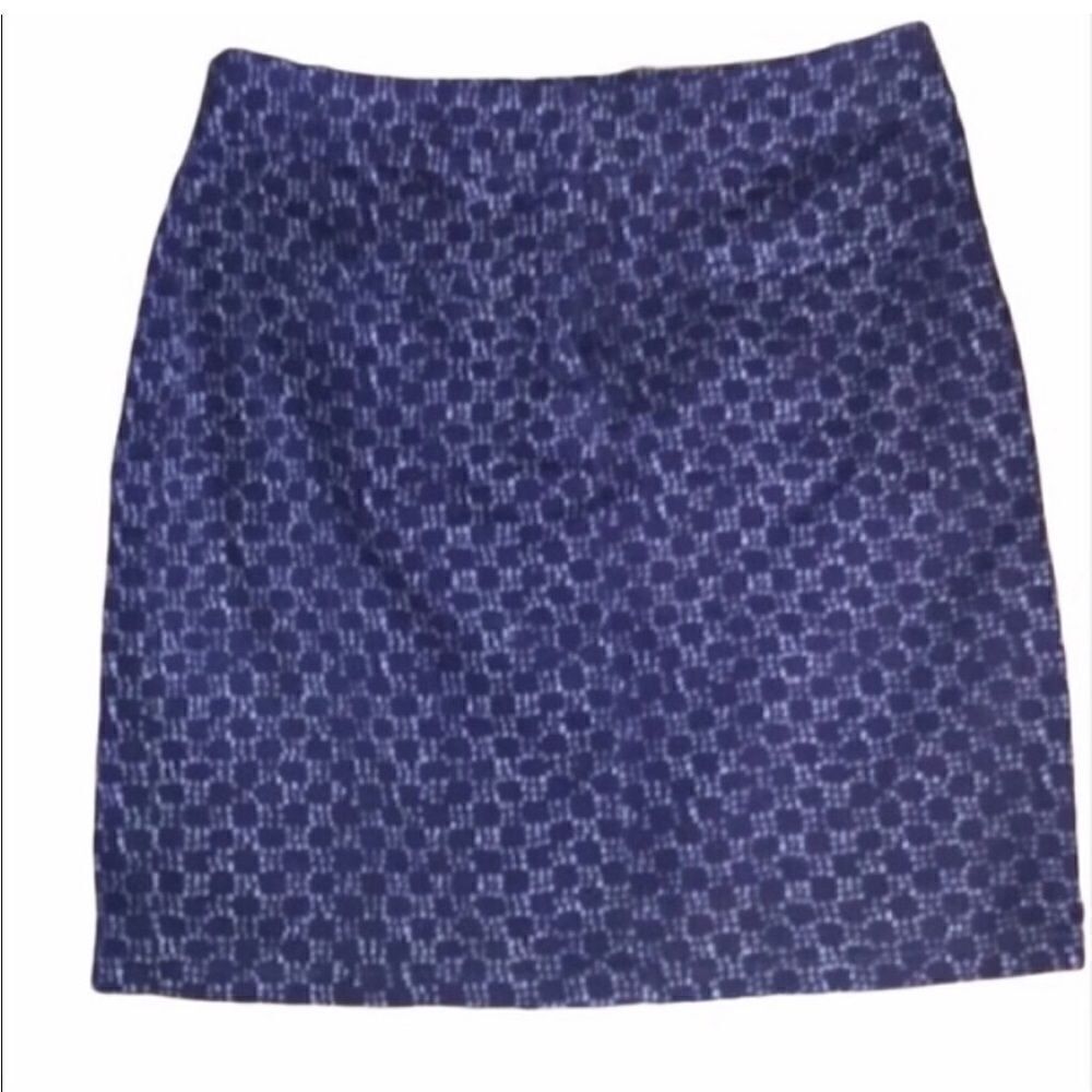 Dalia Collection Blue Pencil Skirt